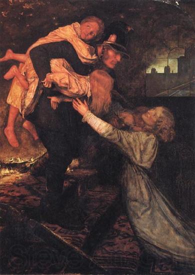 Sir John Everett Millais The Rescue Spain oil painting art